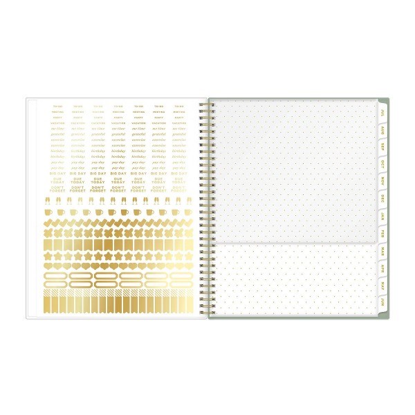 8.5"x11" 2026-2027 Planner Pemberley Light Sage Weekly
