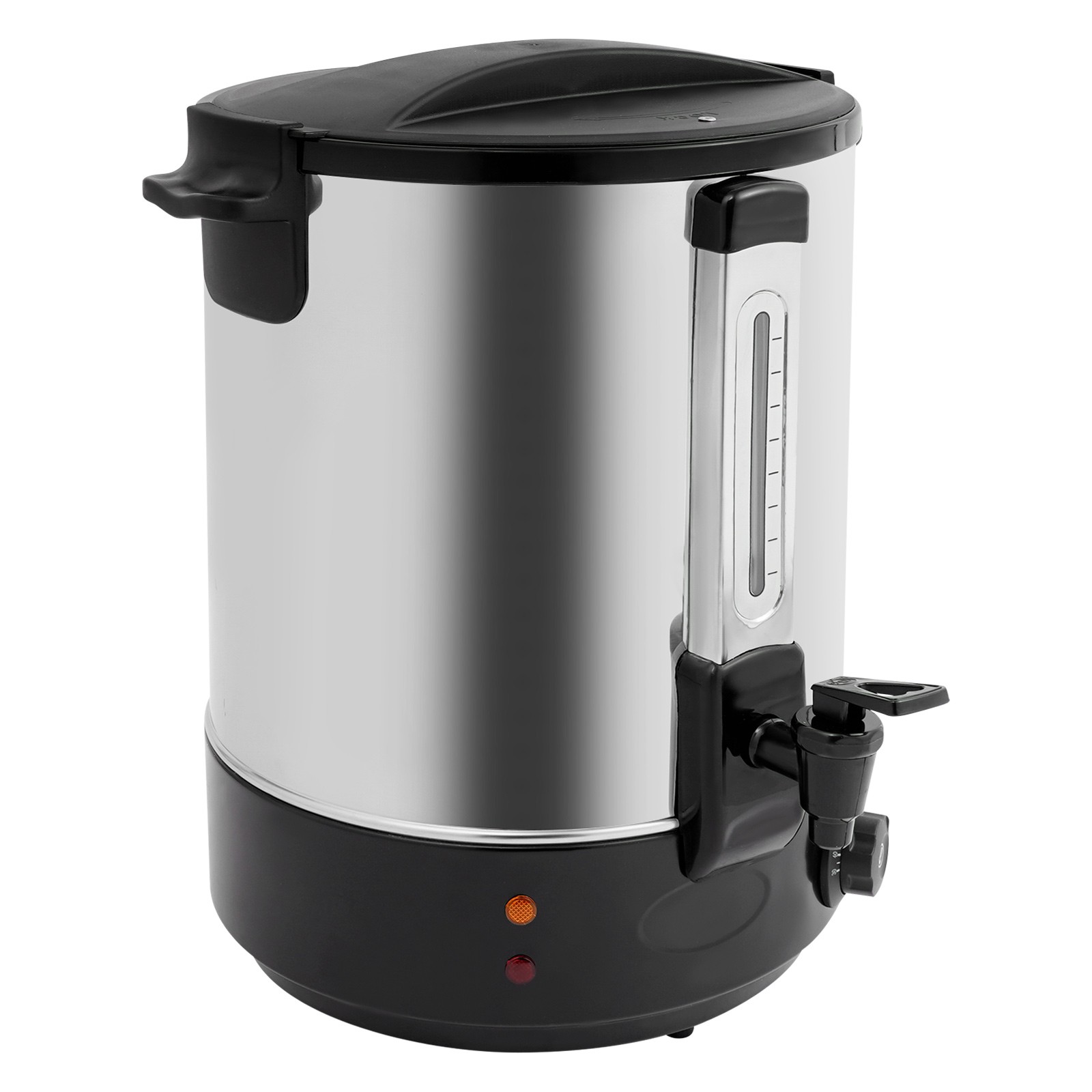 38L Commercial Eletric Hot Water Dispenser Countertop Water Boiler 110V Black