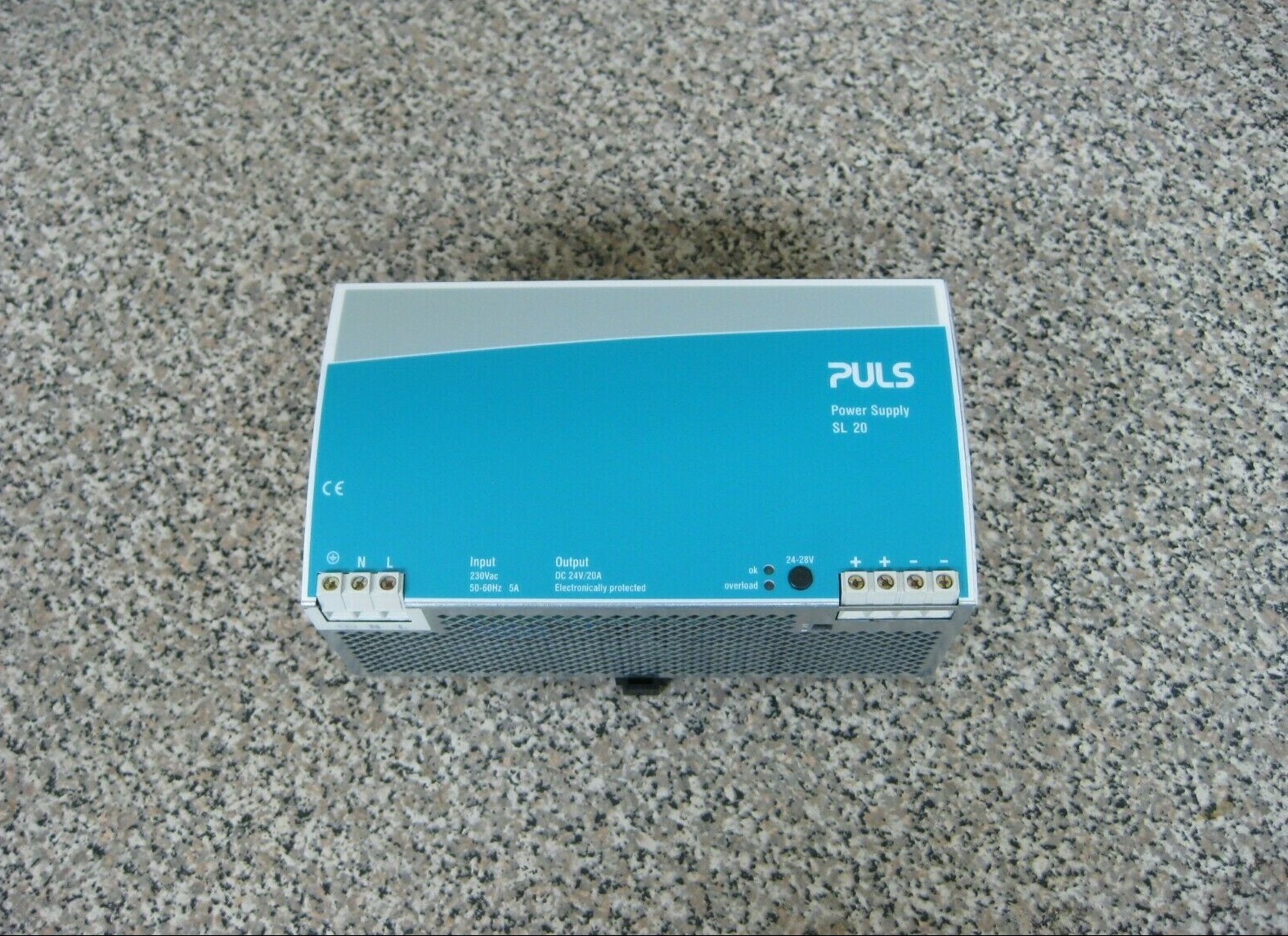 PULS SL20 SL20.100 24V 20A 1PH 480W DIN Rail PSU Power Supply Used Free Shipping