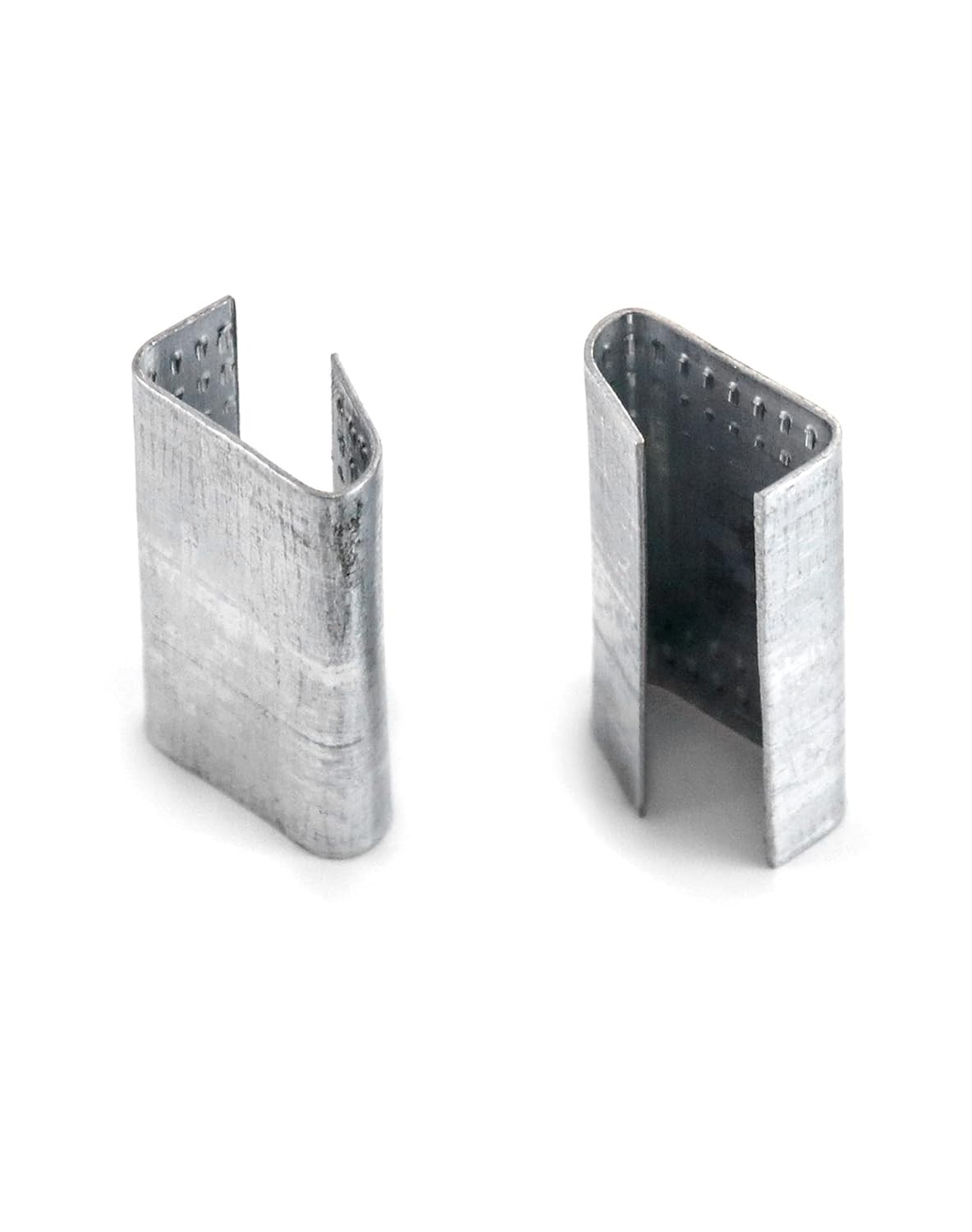 500PCS 1/2” Steel Strapping Seals Metal Clips for Pallet Banding Packaging