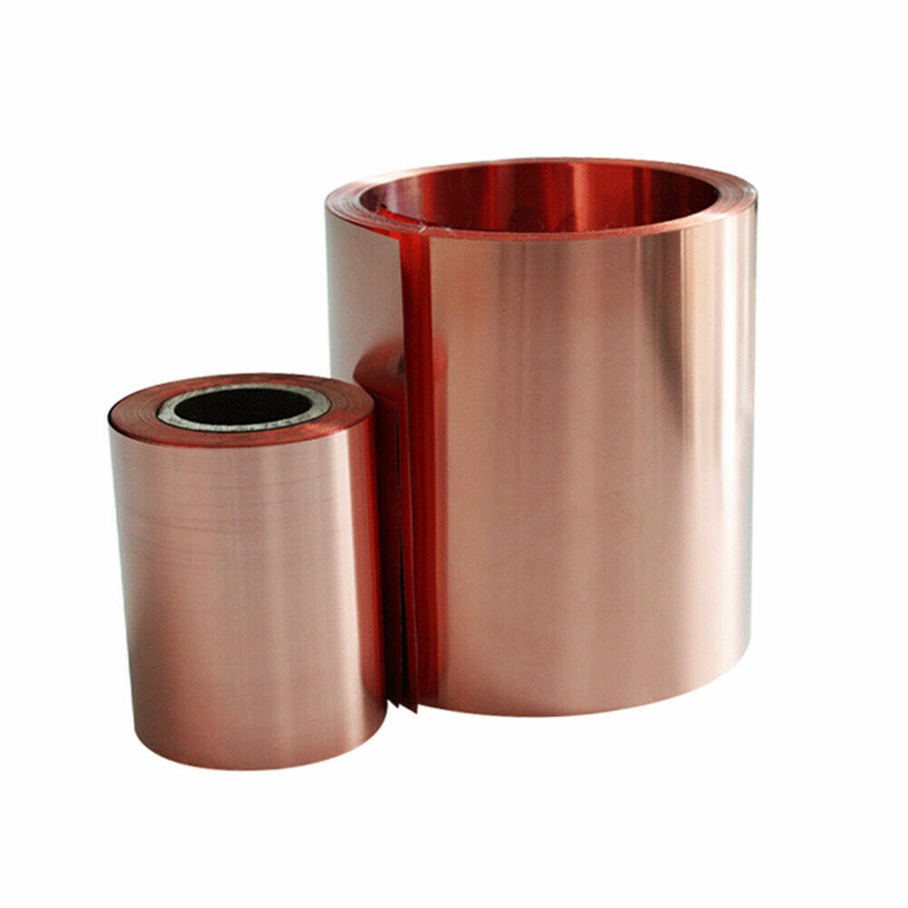 1pc 0.3mm x 100mm x 1000mm 99.9% Pure Copper T2 Cu Metal Sheet Foil Plate Strip
