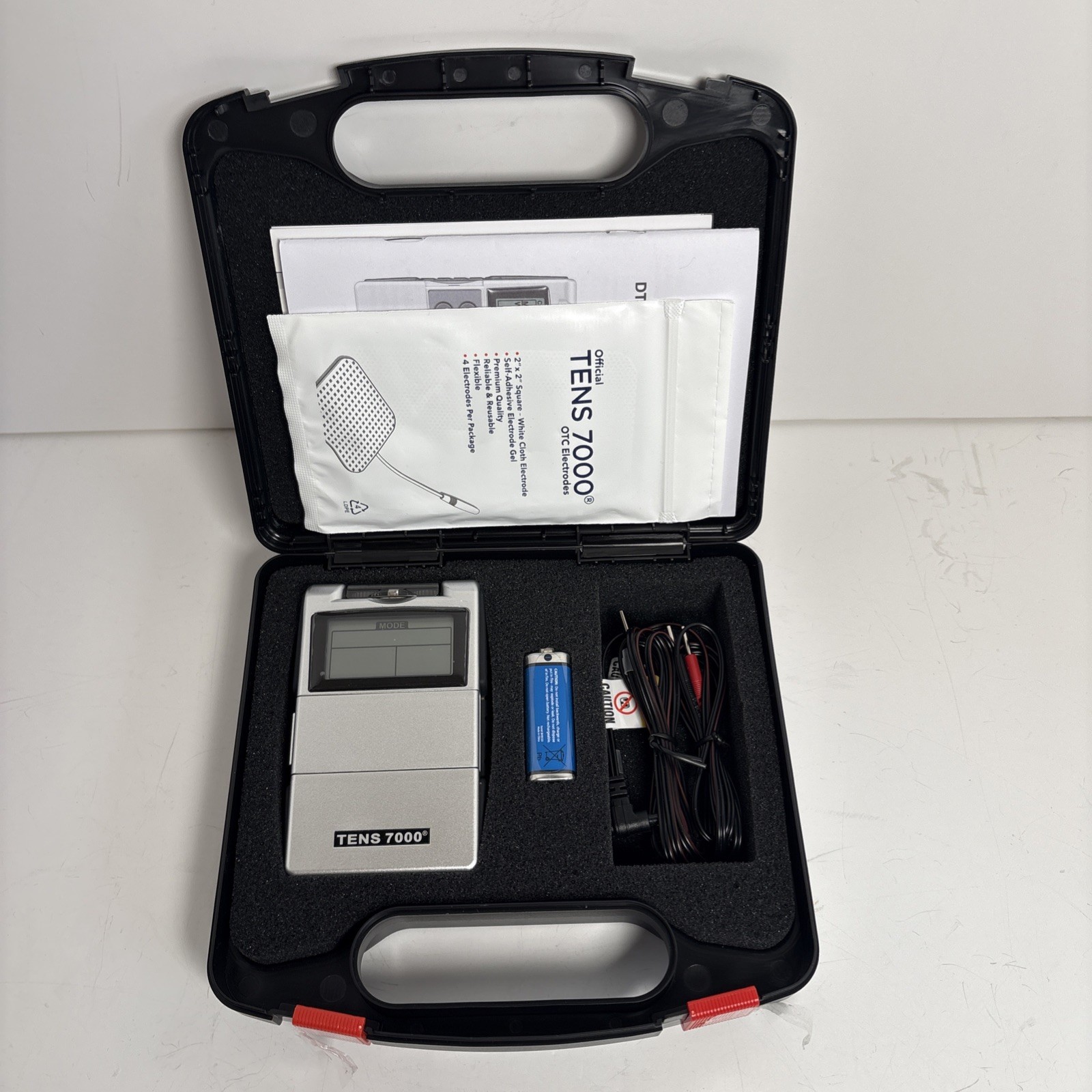 TENS 7000 Digital TENS Unit with Accessories – Muscle Stimulator Machine New