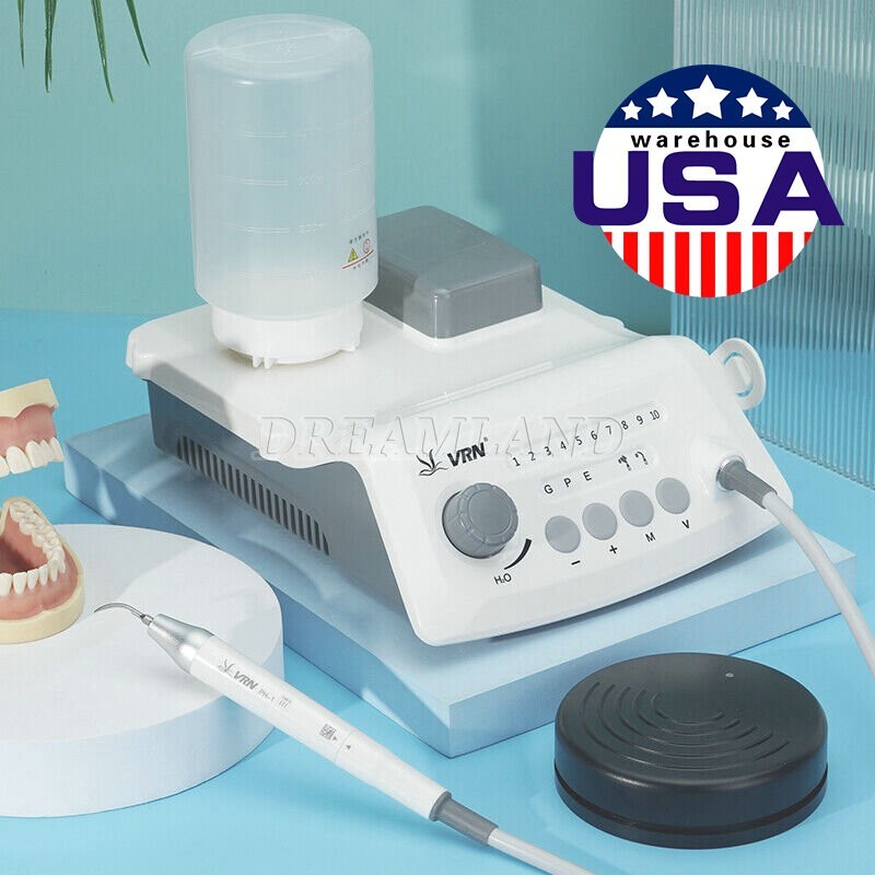 UPS VRN Dental Portable Ultrasonic Piezo Scaler A8 LED Detachable Handpiece