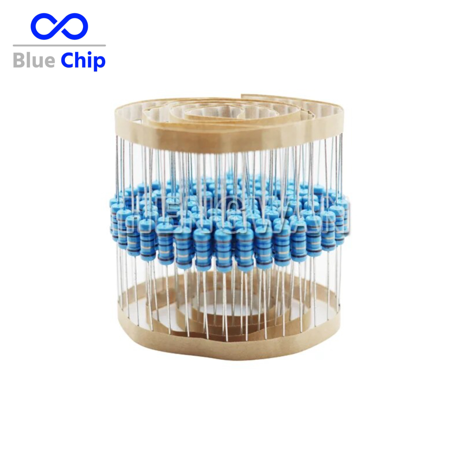 20pcs 1 Watt Resistors Metal film 1% 0.1 ohm to 2.2M ohm