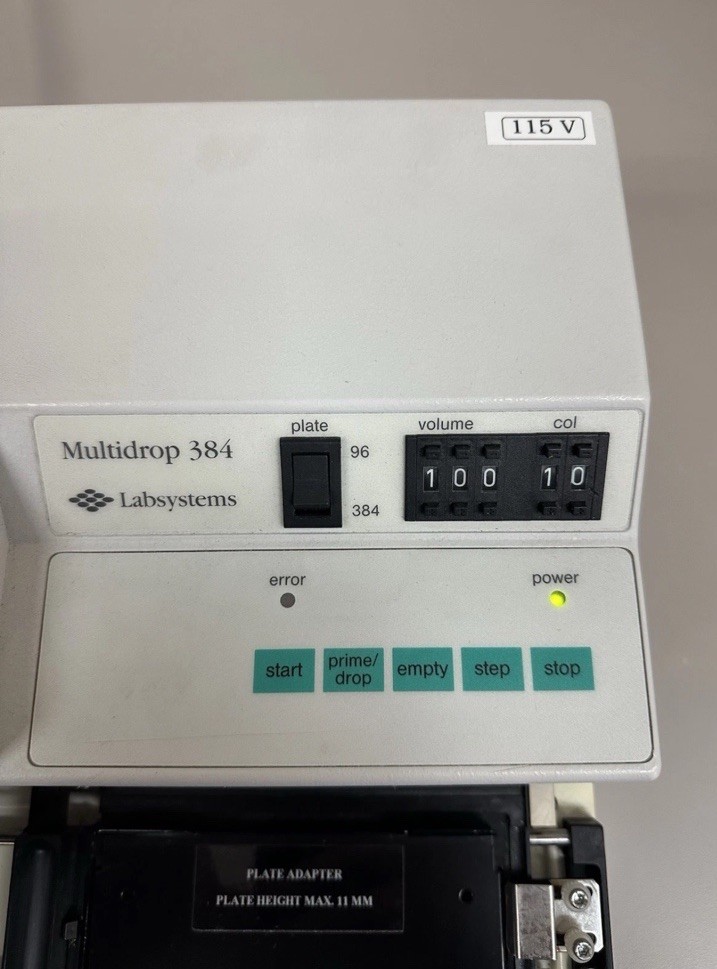 Labsystems Multidrop Microplate Dispenser with 15 Thermo Scientific Cassettes