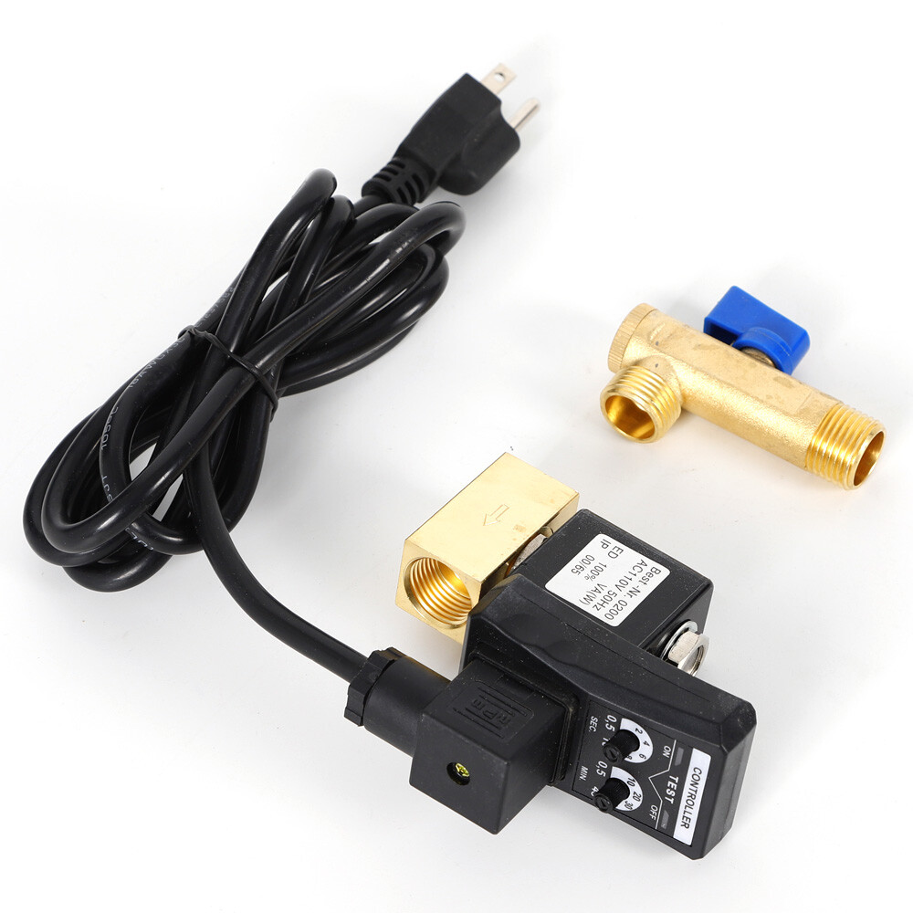 Auto Automatic Timed Electronic Drain Valve for Air Compressor Water Tank 1/2»!
