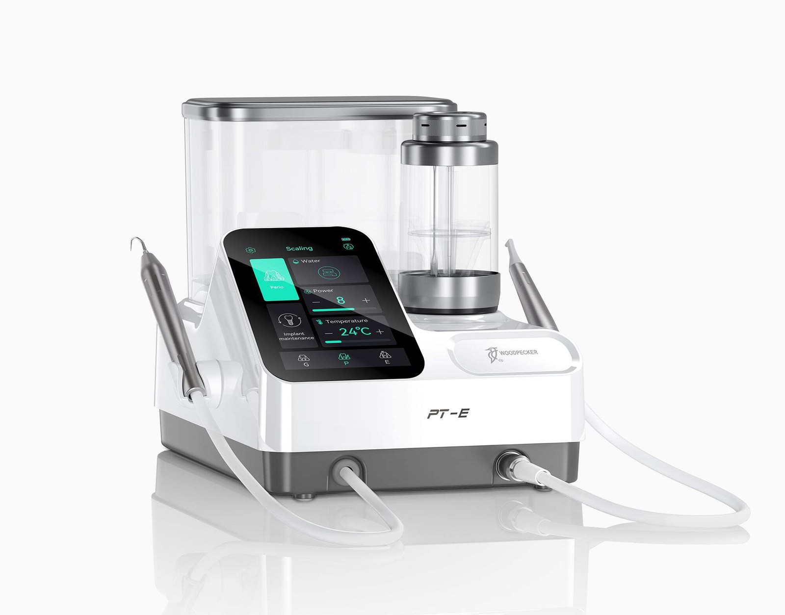 Woodpecker PT-E Air Polisher & Ultrasonic Scaling Device Dual Heating System