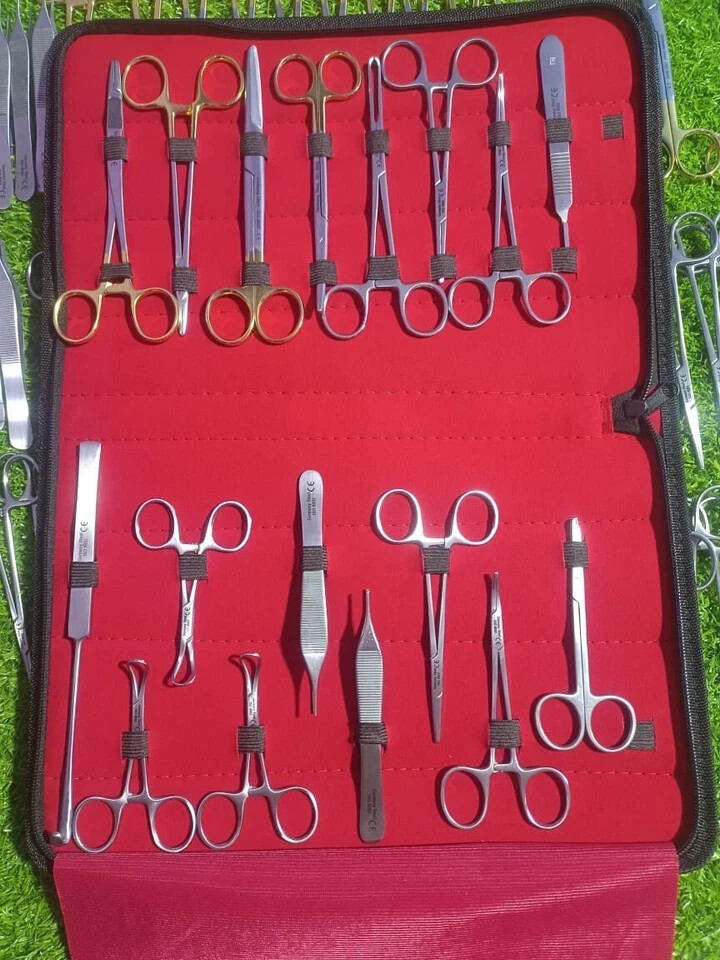 19 PCS HIGH QUALITY MADE GENRAL SURGERY INSTRUMENTS SETS