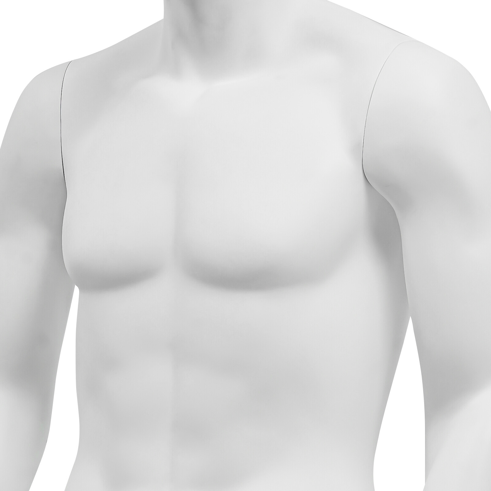 Male Mannequin Torso Manikin Dress Form 4.27-6.56ft Height Adjustable Detachable