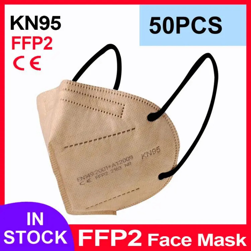 FFP2 Face Masks Masques CE KN95 Face Mask Filter 5Layers Adult Kn95 Mascarillas
