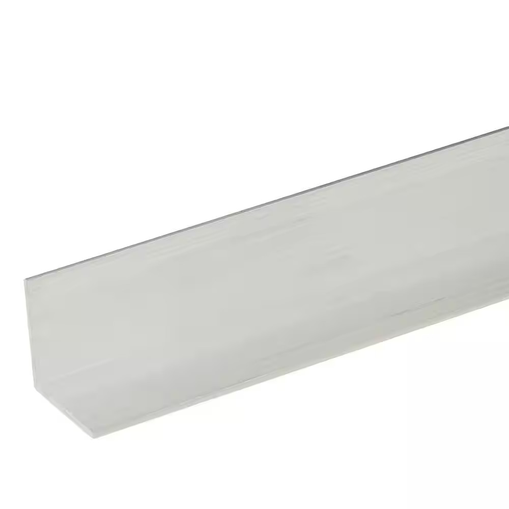 1 in. x 8 ft. – 1/16 in. Thick Aluminum Angle
