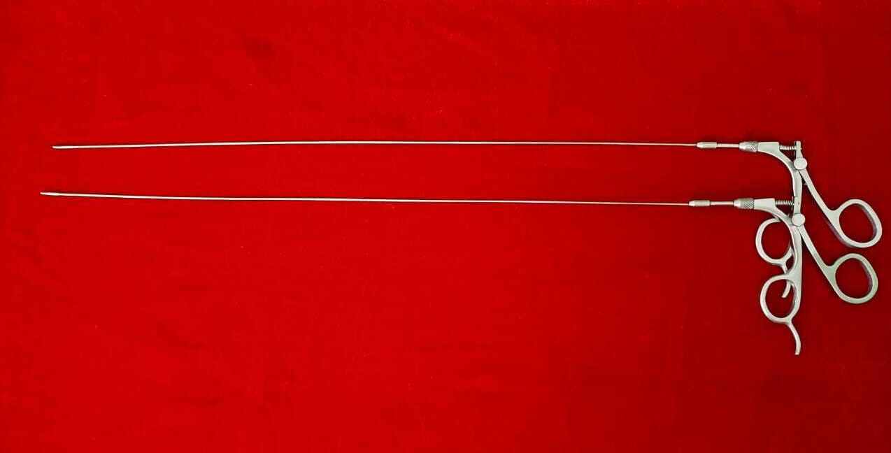 Hysteroscopy Semi Rigid Scissor 5fr 40cm Reusable Surgical Instruments – 2pc