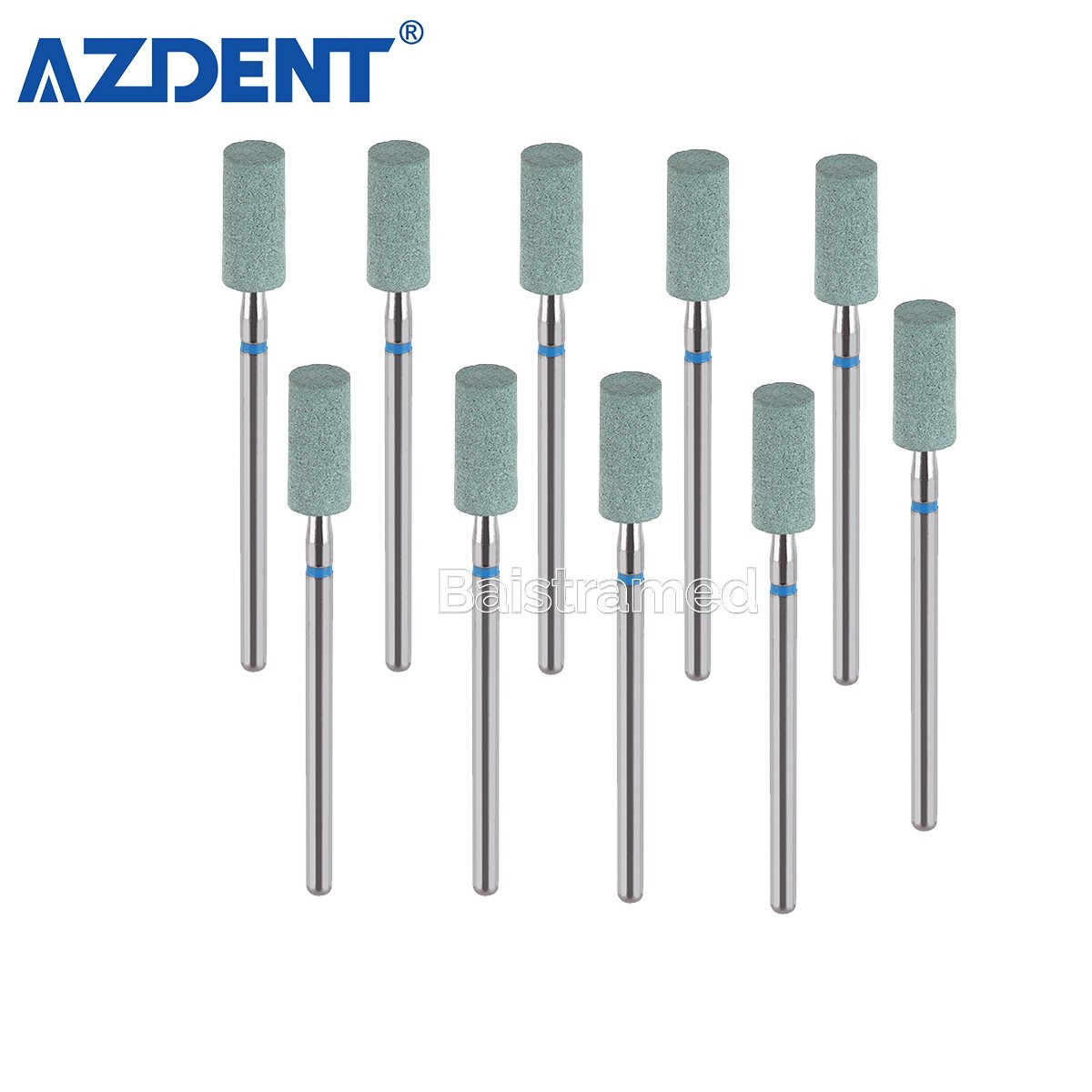 10X Dental Lab Ceramic Diamond Grinder Zirconia Porcelain Polisher Bur HP CD2123