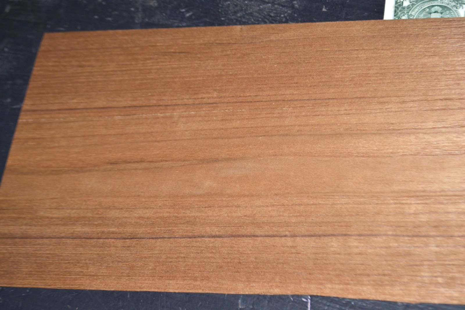 Teak Raw Wood Veneer Sheet 7 x 25 inches 1/42nd 42082-61
