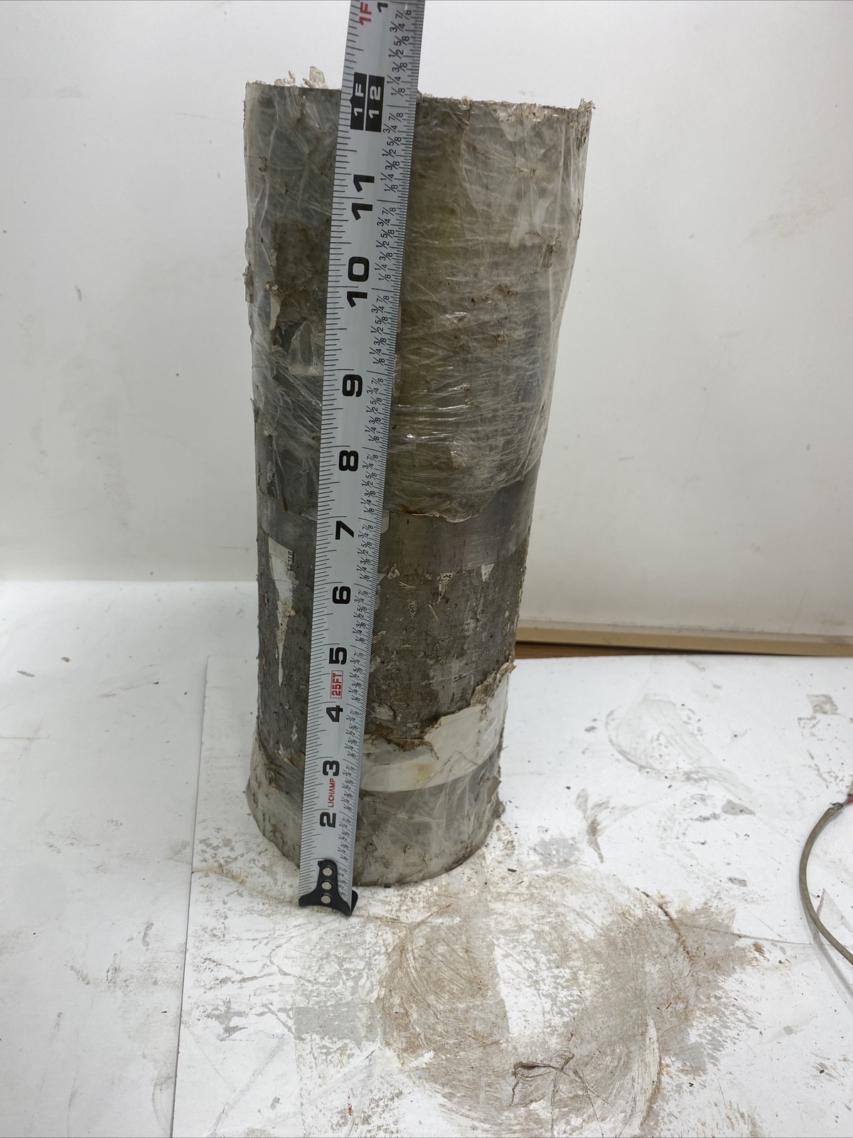 4.500 (4-1/2 inch) x 12 inches, Stainless Steel Round Rod, magnetic some.