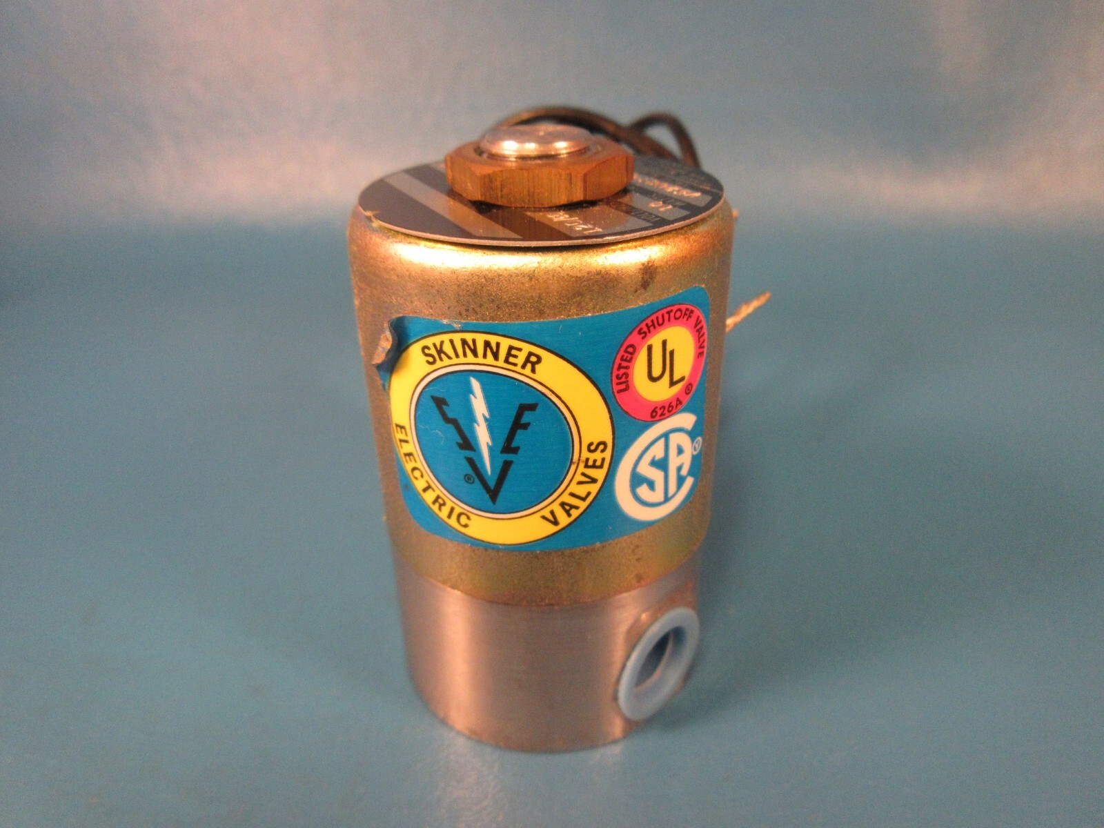 SKINNER V52DB2022, Solenoid Valve, 120/60. Psi: 20. Watts: 10. Orifice: 1/4