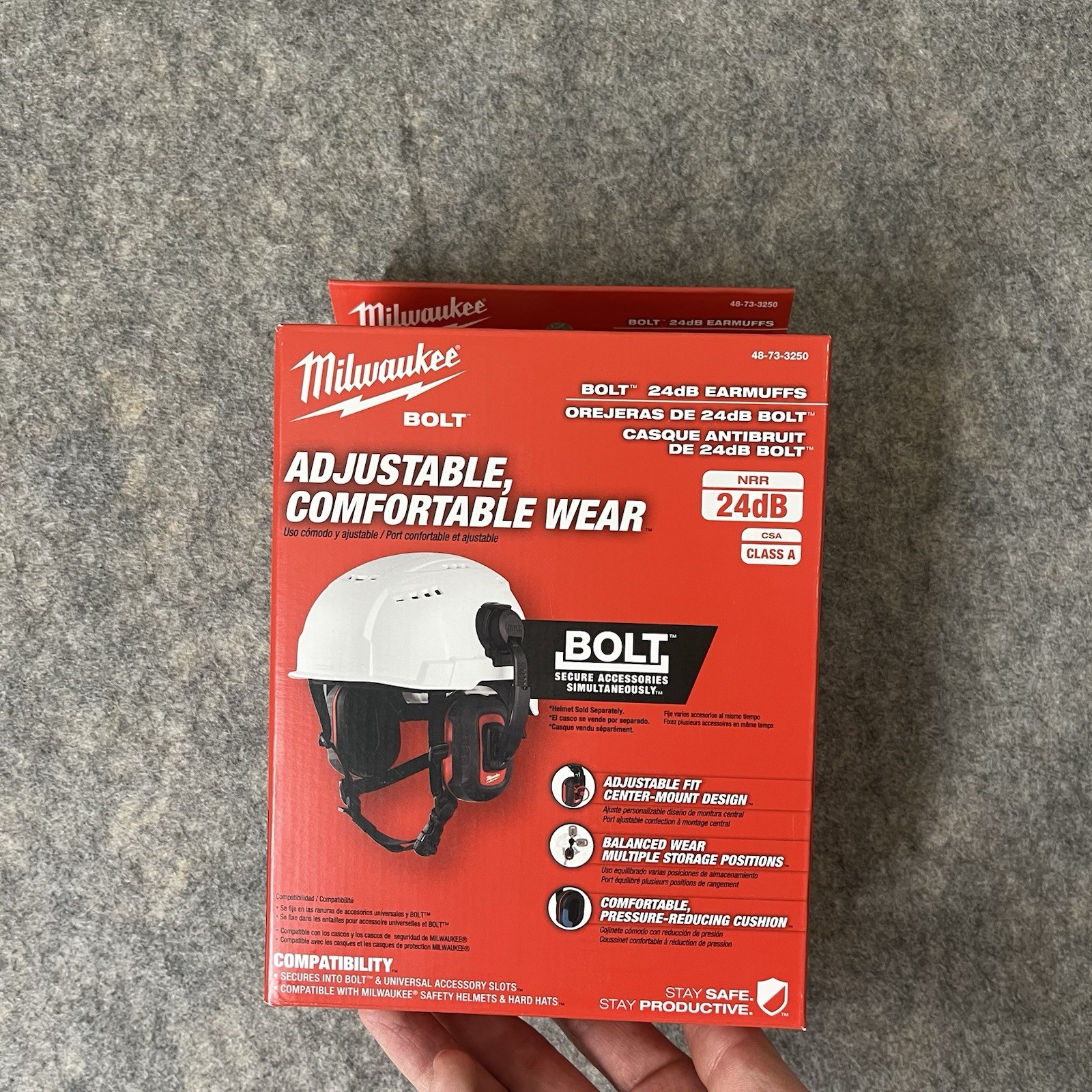 Milwaukee 48-73-3250 BOLT 24dB Earmuffs