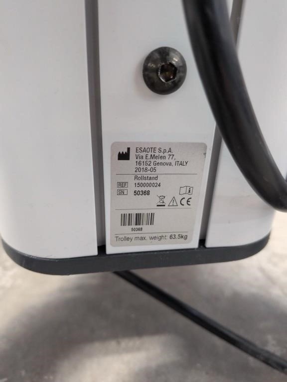 Esaote MyLab Gamma Portable Ultrasound System AC2541 Probe Cart Evo 6.50
