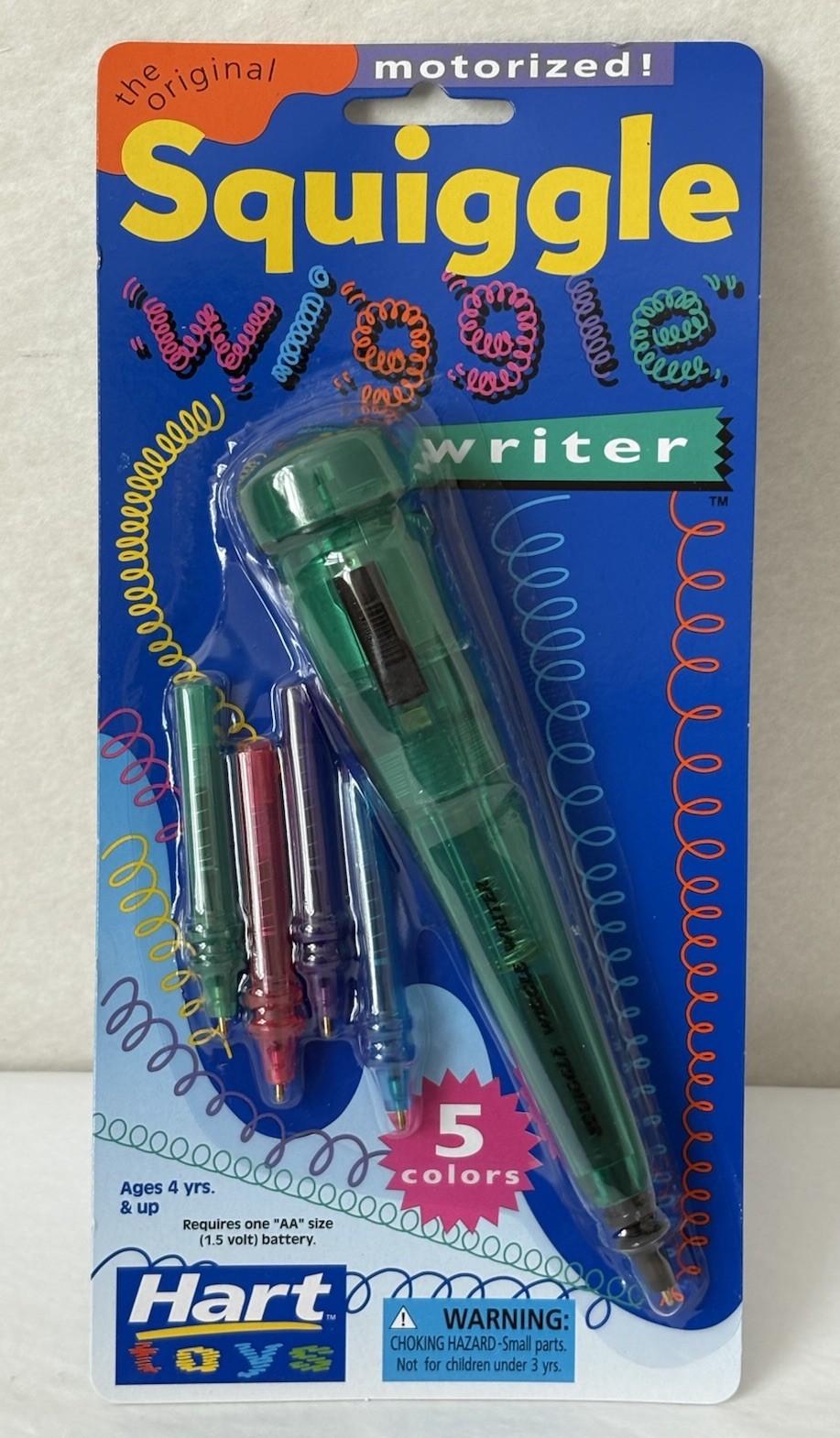New Squiggle Wiggle Writer Motorized Vibrating Pen Multicolor Fun