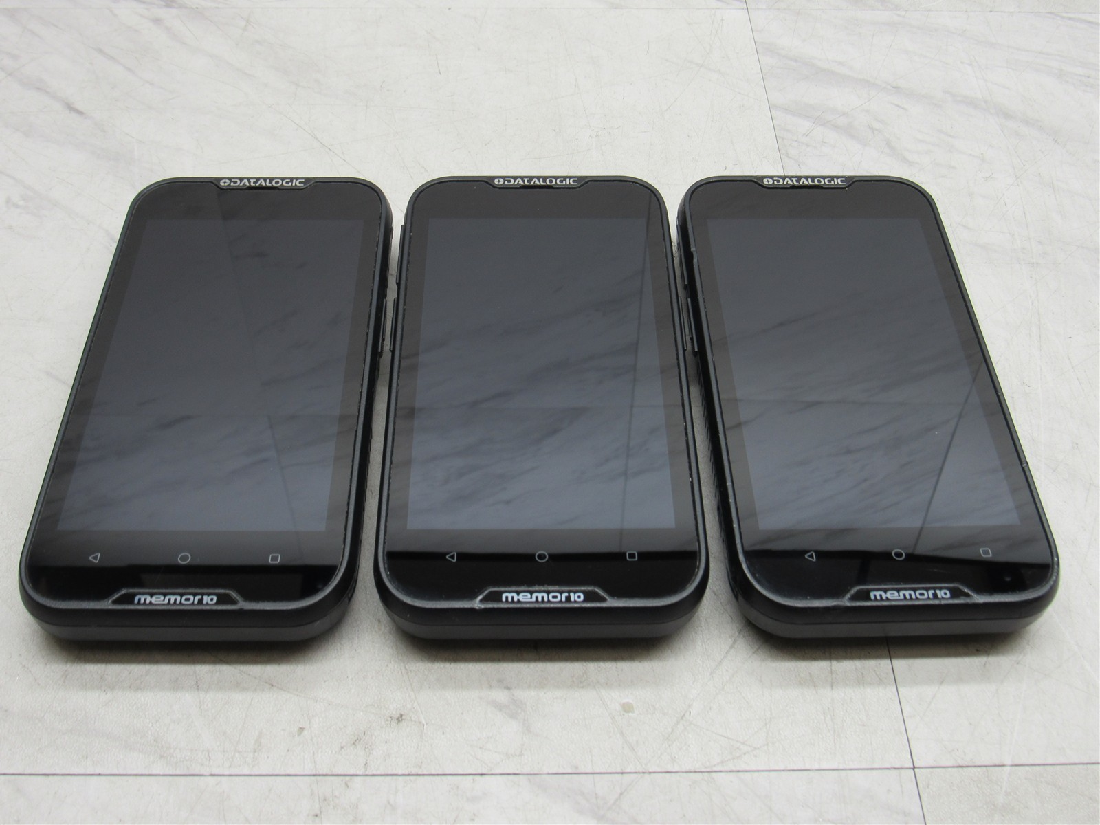 3 LOT Datalogic Memor 10 Mobile Computer 944350004 Android 9 with Battery & Dock