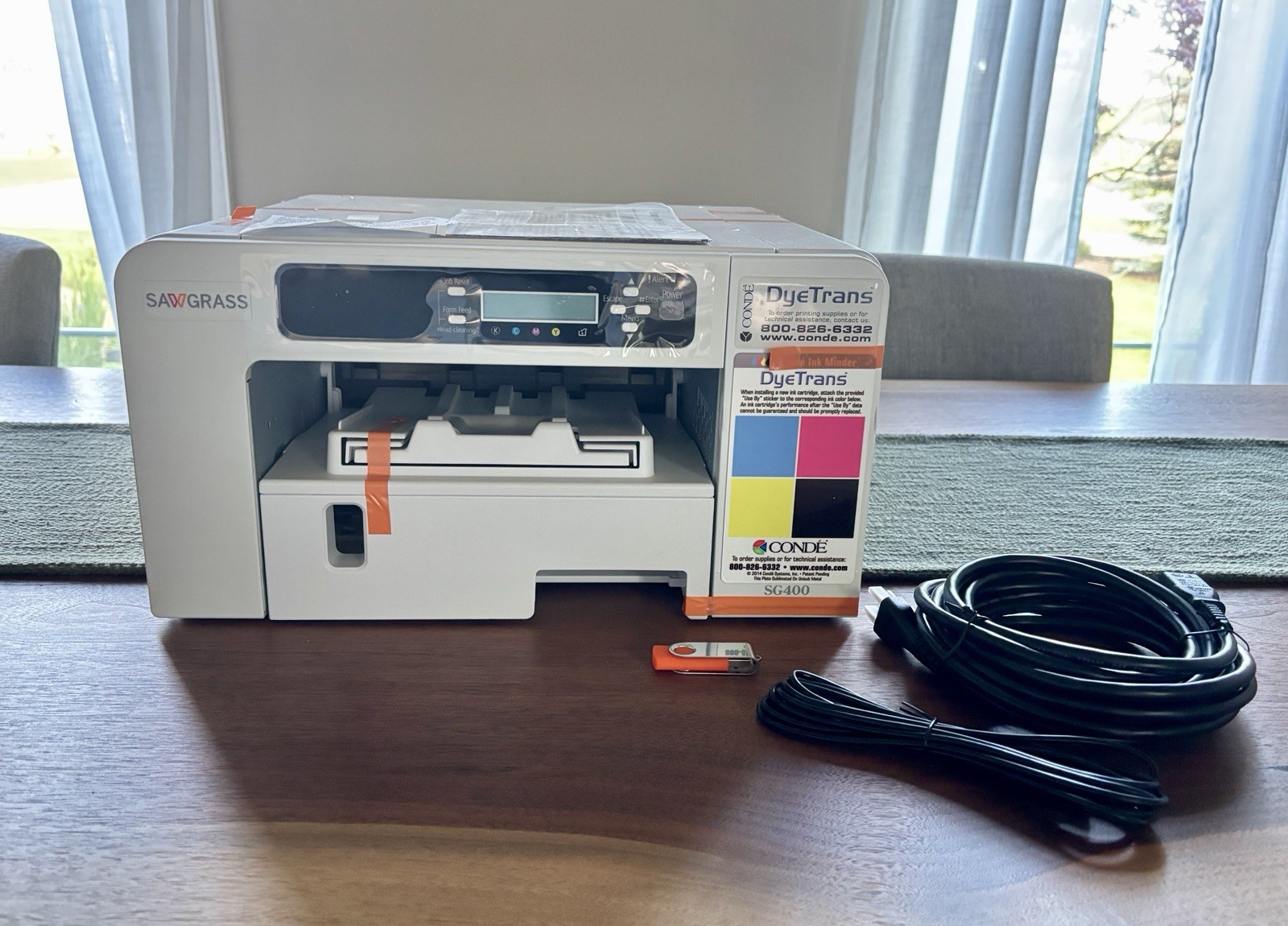 Sawgrass Virtuoso SG400 Sublimation Printer 8.5x11in Prints