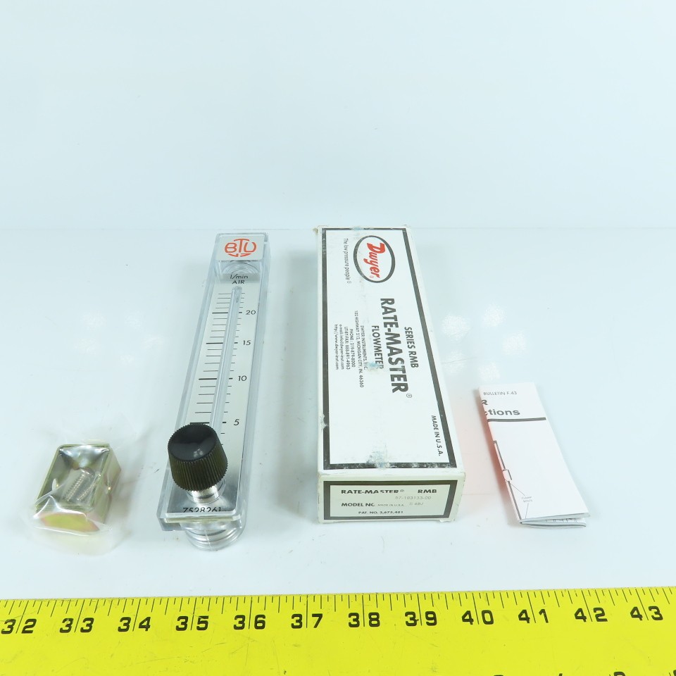 Dwyer 57-193133-00 RMB Rate-Master Flow Meter 70PSI 130°F LPM Air NEW