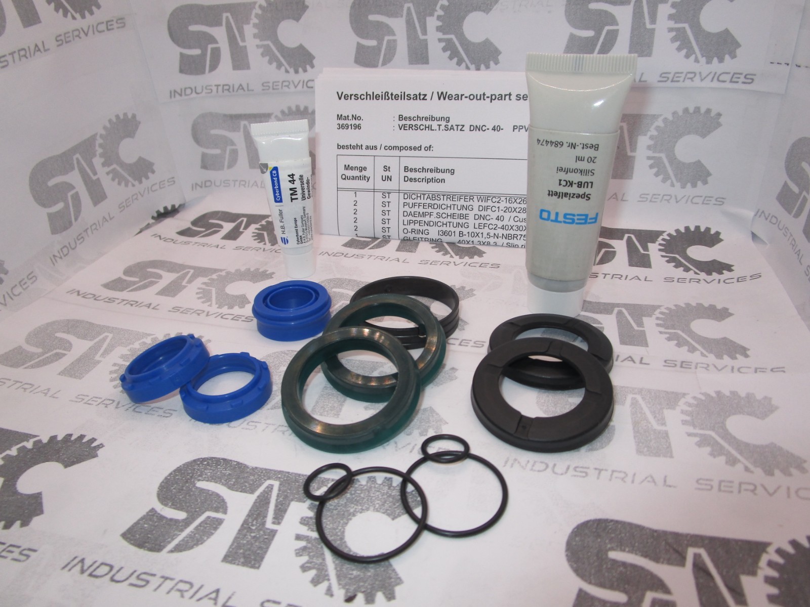 DNC-40-PPVA Genuine FESTO 369196 Set of wear parts -Made in India-FAST SHIPPING