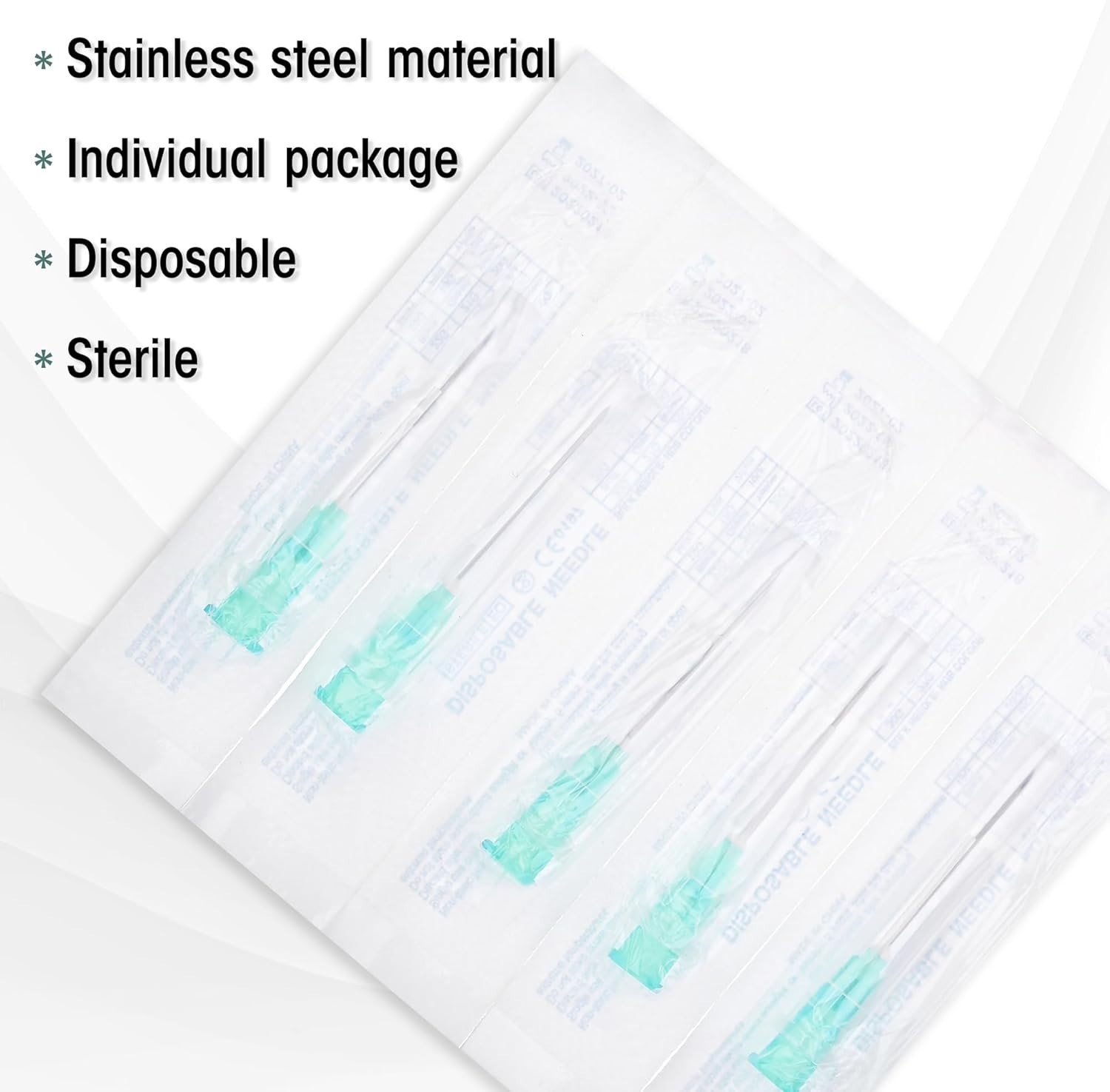 Universal Luer Lock 21G Disposable Needles – 100 Pack for Liquid Dispensing