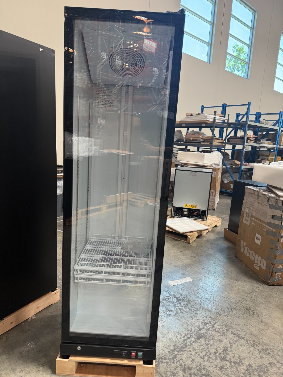 Yeego 12.36 Cu.ft Commercial Display Beverage Refrigerator Cooler For Beer,Cola