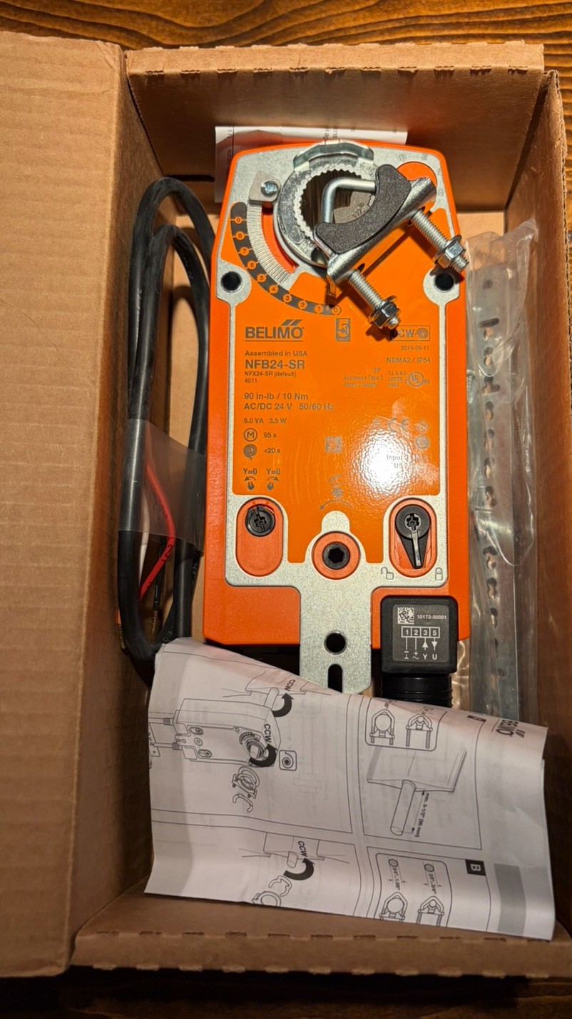 Belimo NFB24-SR Damper Actuator New Open Box Never Used