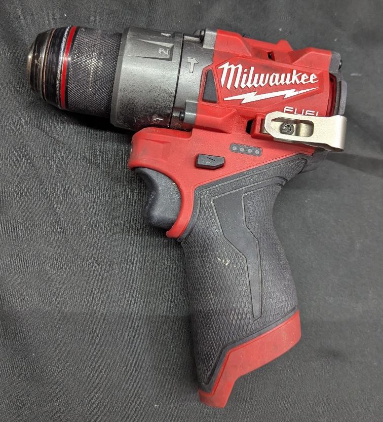 Milwaukee 3404-20 M12 12V 1/2″ Hammer Drill Driver Tool Only (CLN071714)