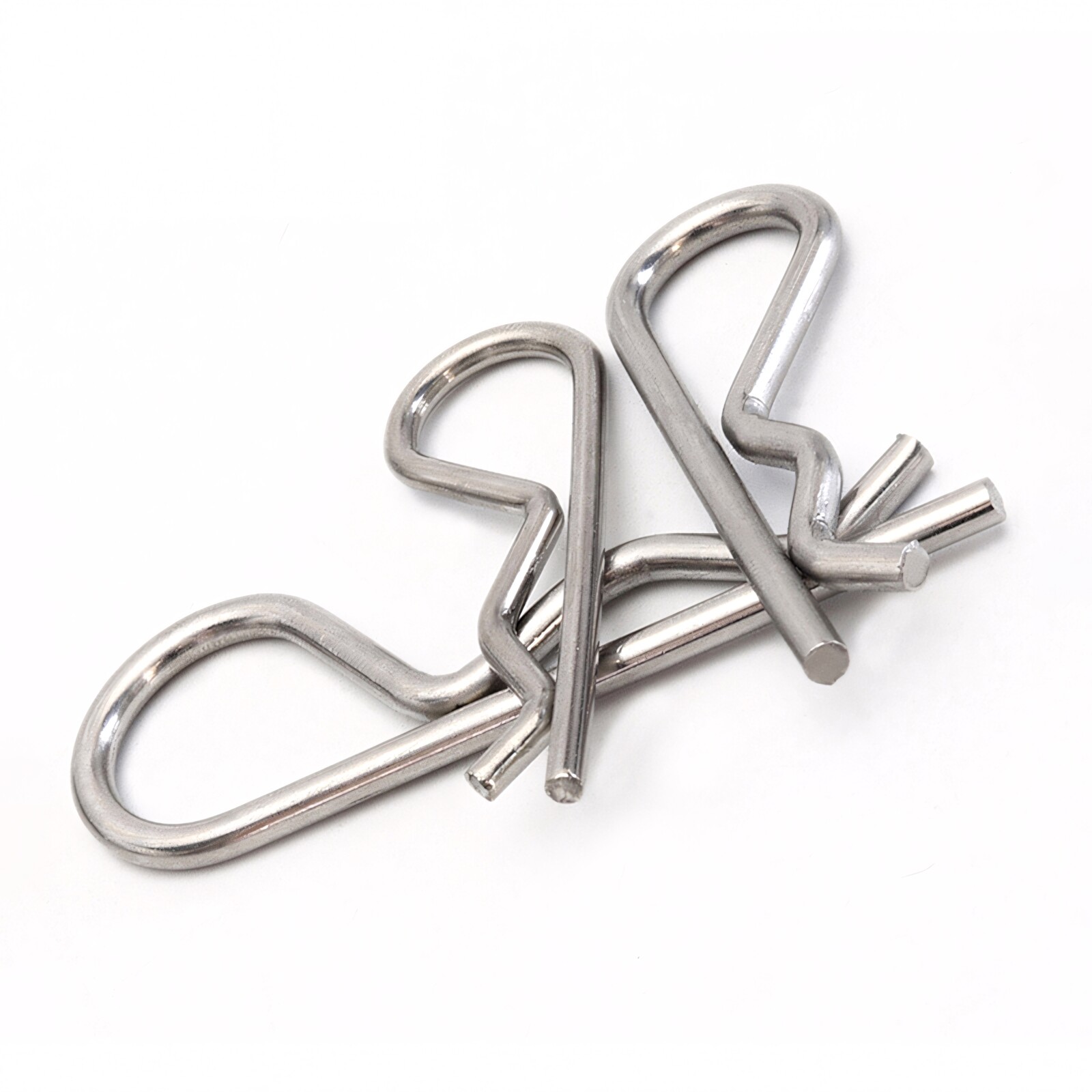 R Clip Stainless Steel 304 A2 Beta Pins 1mm 1.2mm 1.6mm 2mm 2.5mm 3mm 4mm 5mm