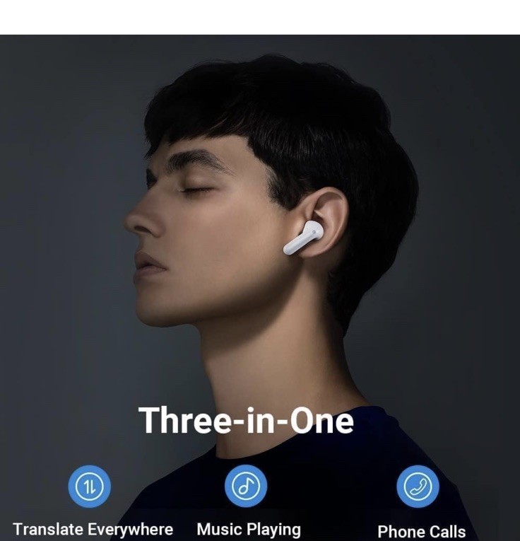 Timekettle M3 Language Translator Earbuds, Two-Way Translator Device with APP.