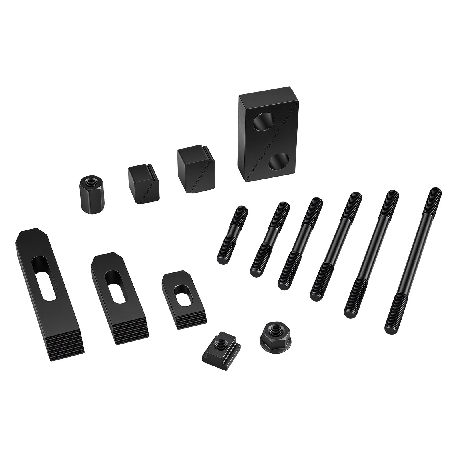 Uimoso 58-Piece 5/8″ T-Slot Clamp Kit with 1/2″-13 Threaded Studs