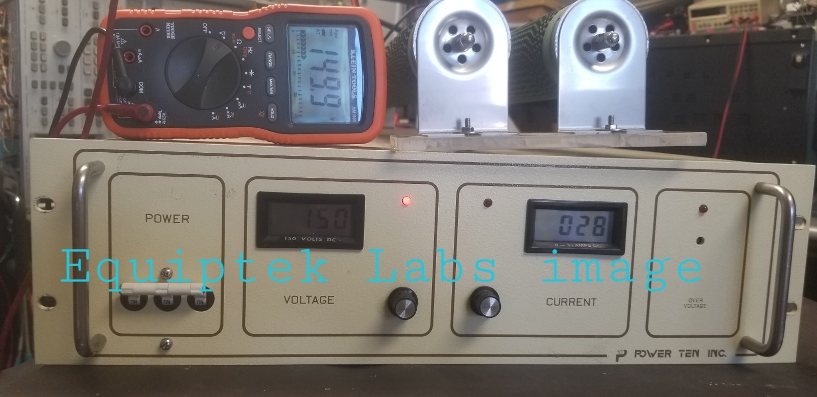 System Power Supply 0 – 150VDC 33ADC 5kW TESTED @ MAX POWER Power Ten 4600D