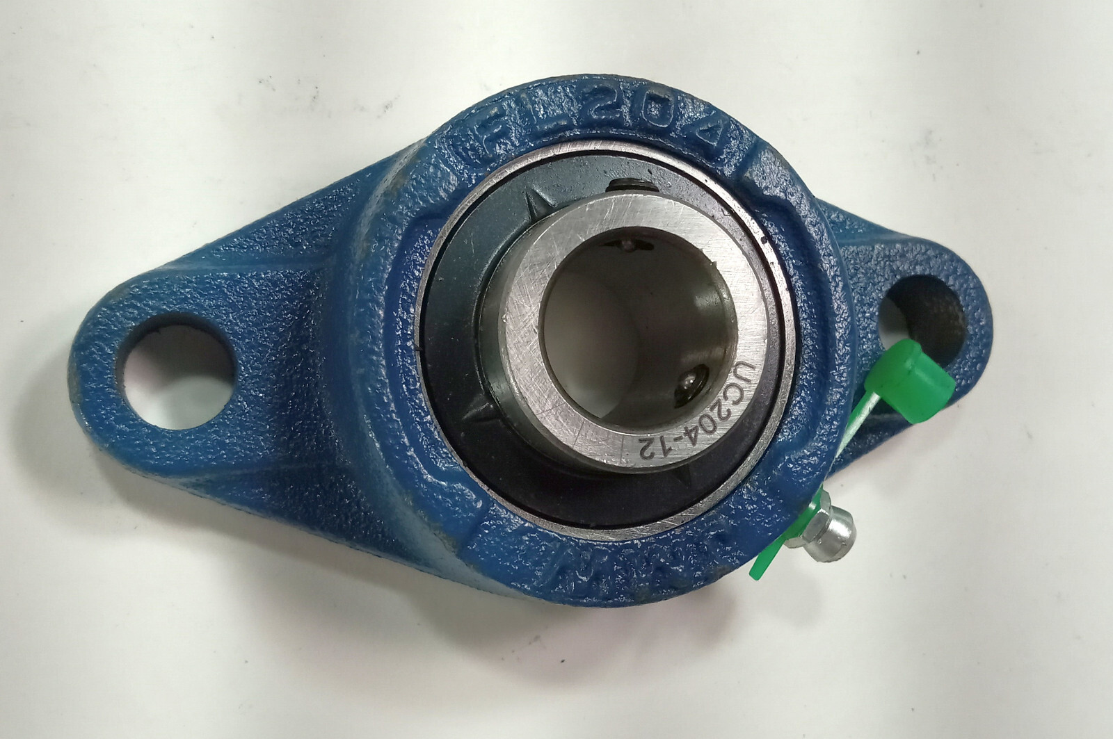 1 NEW JMW FL204 2 BOLT FLANGE BEARING W/ UC204-12 BEARING NNB ***MAKE OFFER***