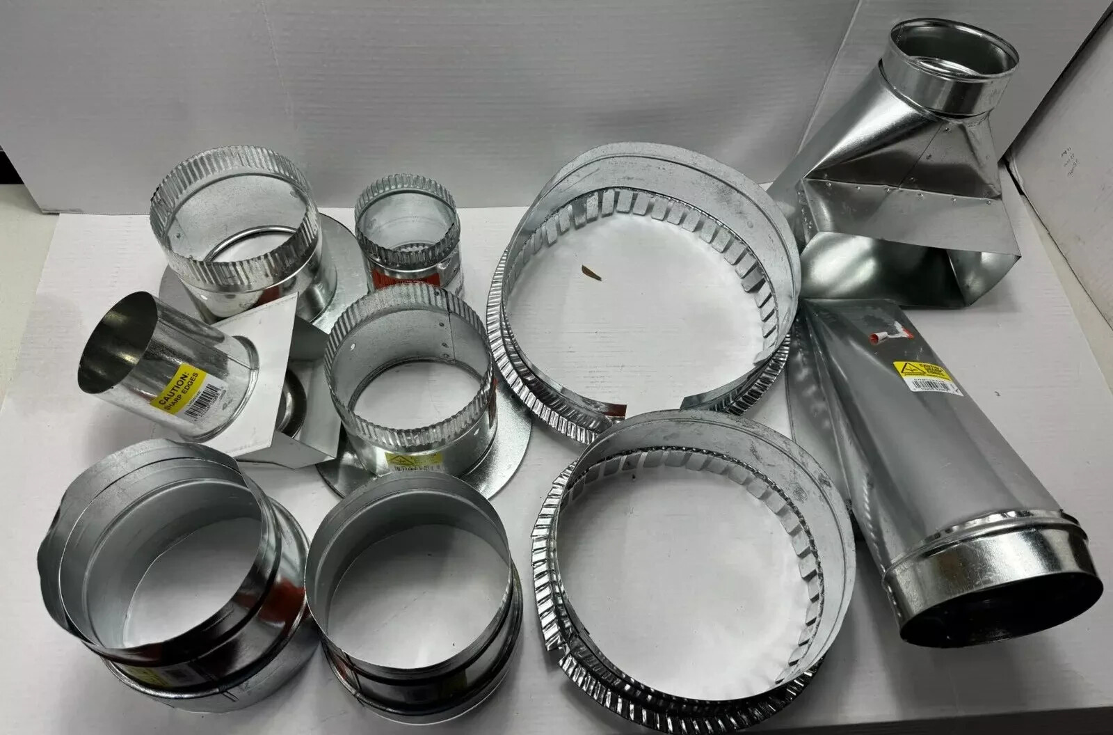 Assorted HVac Ducts as shown. Varies sizes ..See Pics