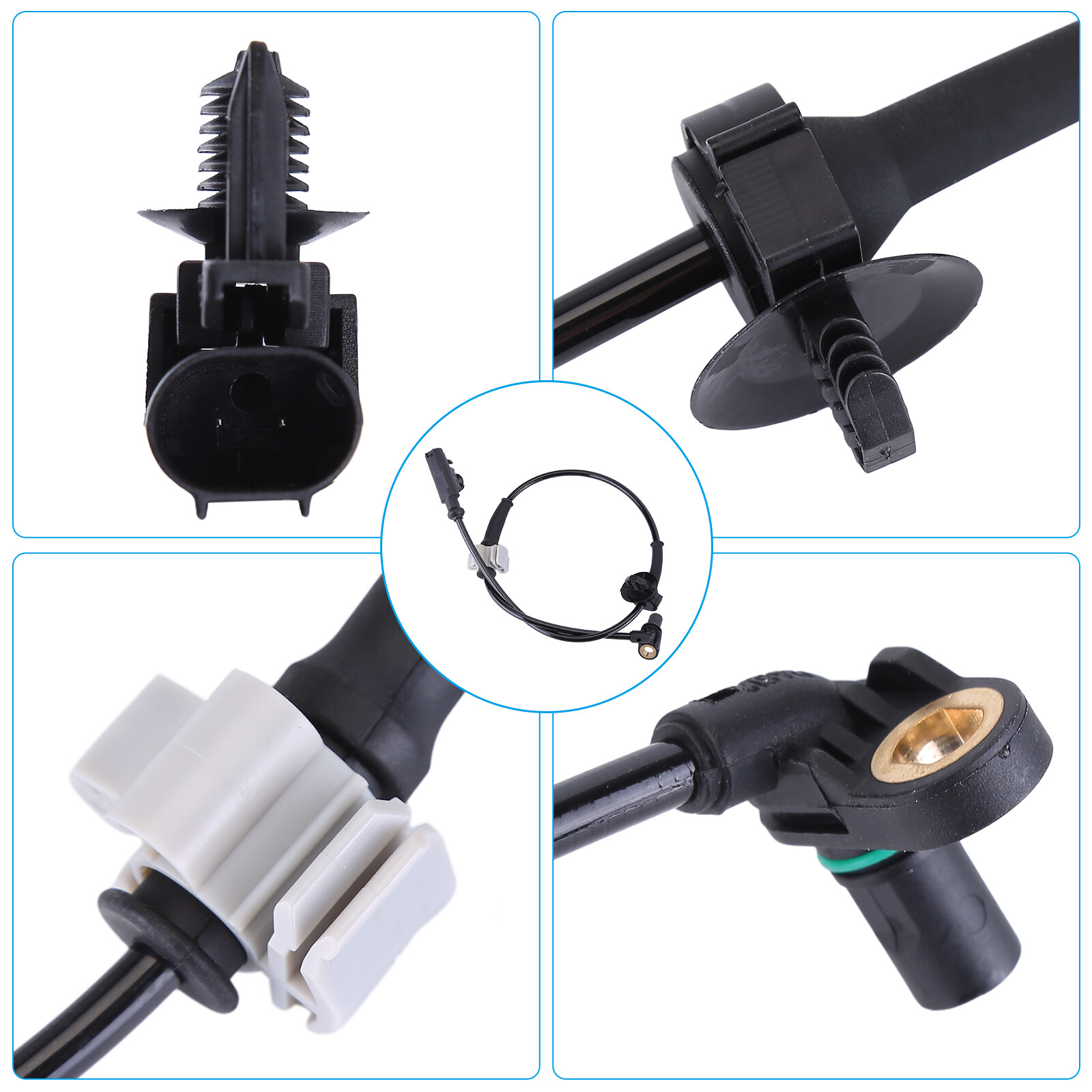 Front and Rear Left&Right ABS Wheel Speed Sensor 2 Pair for Chevy Silverado✅💟