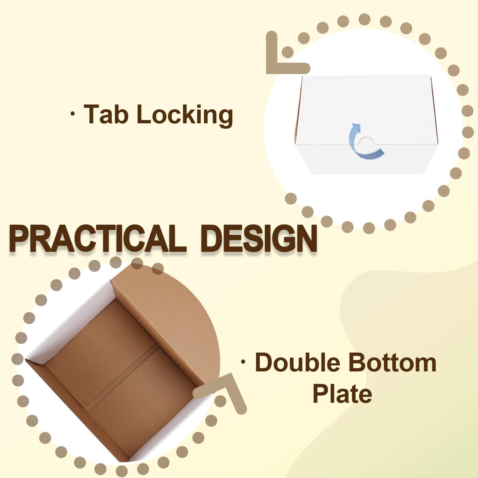 12x9x6 inches White Shipping Boxes pack of 15, Corrugated Cardboard Boxes 12 …