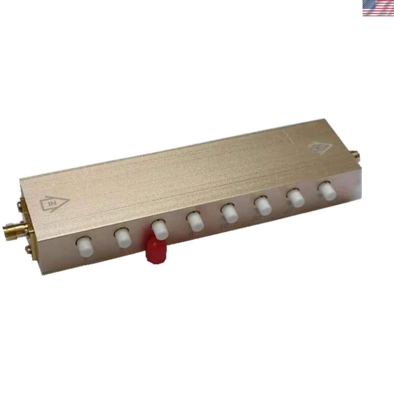 High-Performance 60dB Step Attenuator – 8 Buttons, 50 Ohm, Lightweight Design