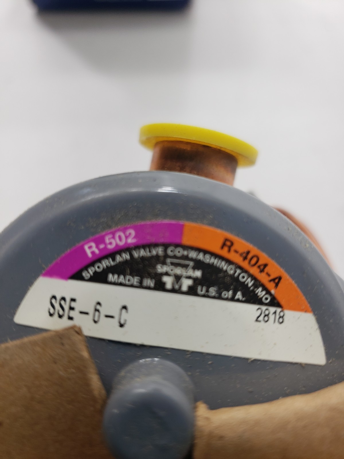 NOS Sporlan SSE-6-C Thermostatic Expansion Valve TXV R404A R502 5/8 x 7/8 ODF