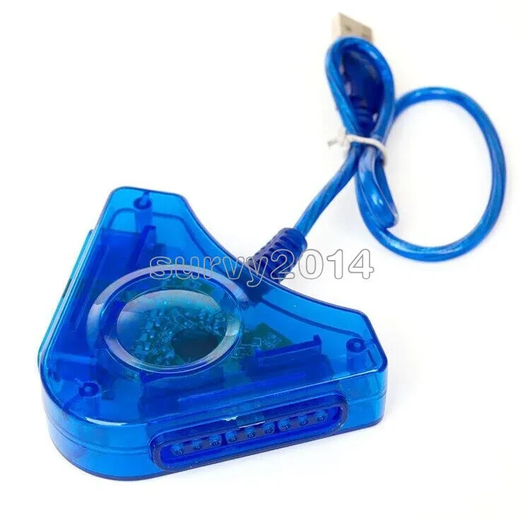 Dual PSX PS1 PS2 Plasation 2 To PC USB Game Pad Controller Converter Adapter YL