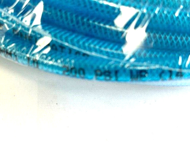 Coilhose Pneumatics PFE40504T FLEXEEL 1/4 x 50′ Hose 1/4″ MPT Fittings Blue