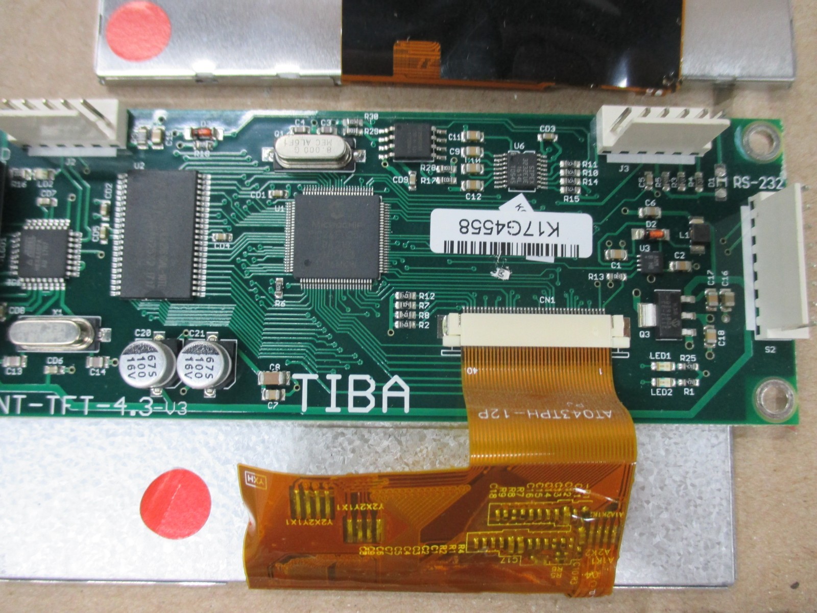 4.3″ LCD DISPLAY MODULE WITH CONTROLLER BOARD USED