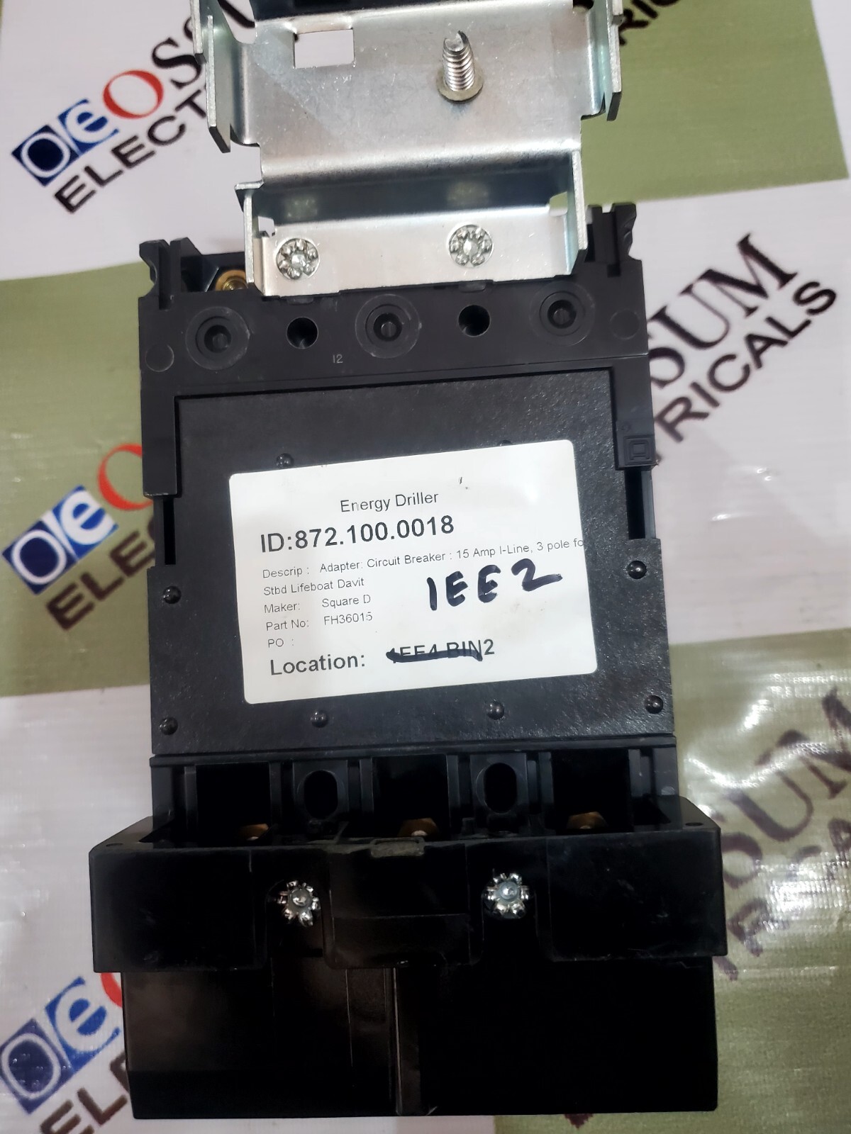 SQUARE D FH36015 CIRCUIT BREAKER 15A 440VAC 25KA FREE FAST SHIPPING