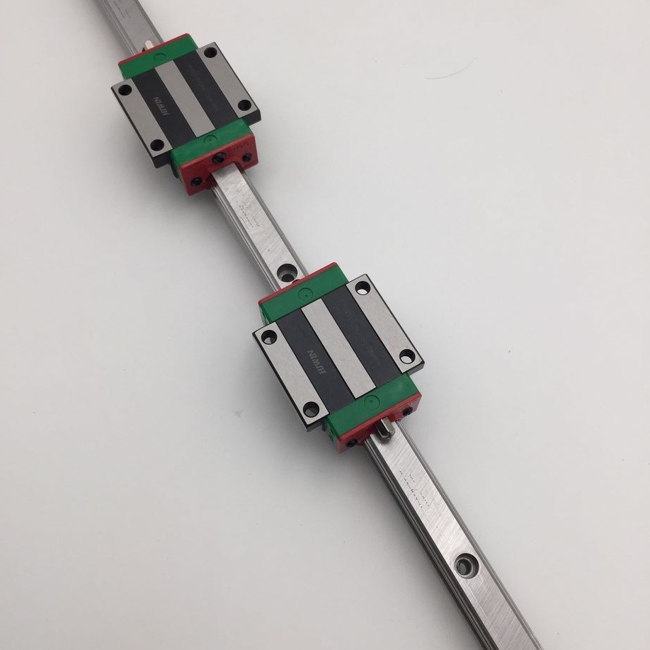 HGR25 Linear Rail Guide 1000mm & 2pc HGW25CC Rail Block CNC Kit Original HIWIN