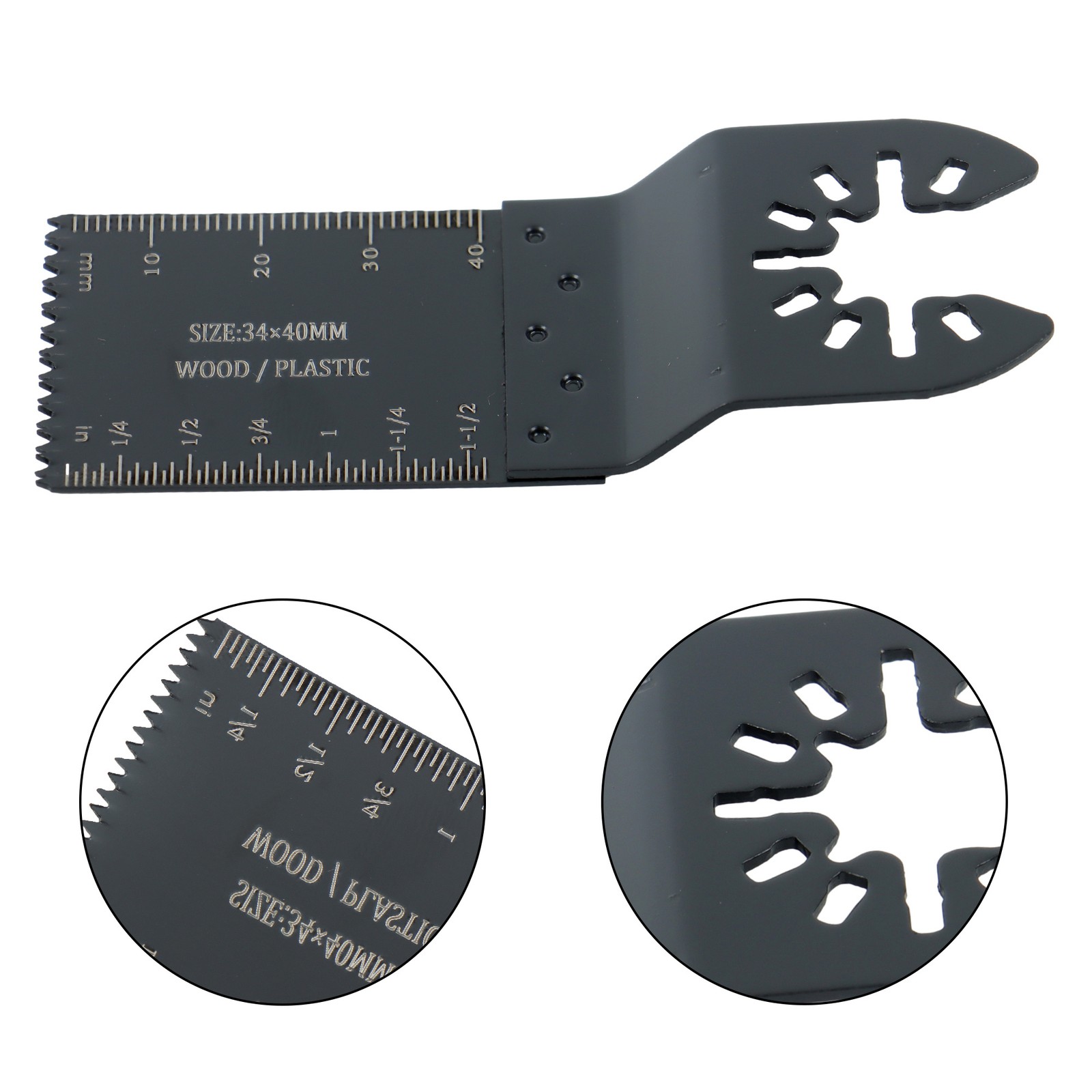 20Pcs Multi-Tool Oscillating Blades 1-3/8″ & 1-3/4″ 4 Types Cutting Blades Kit