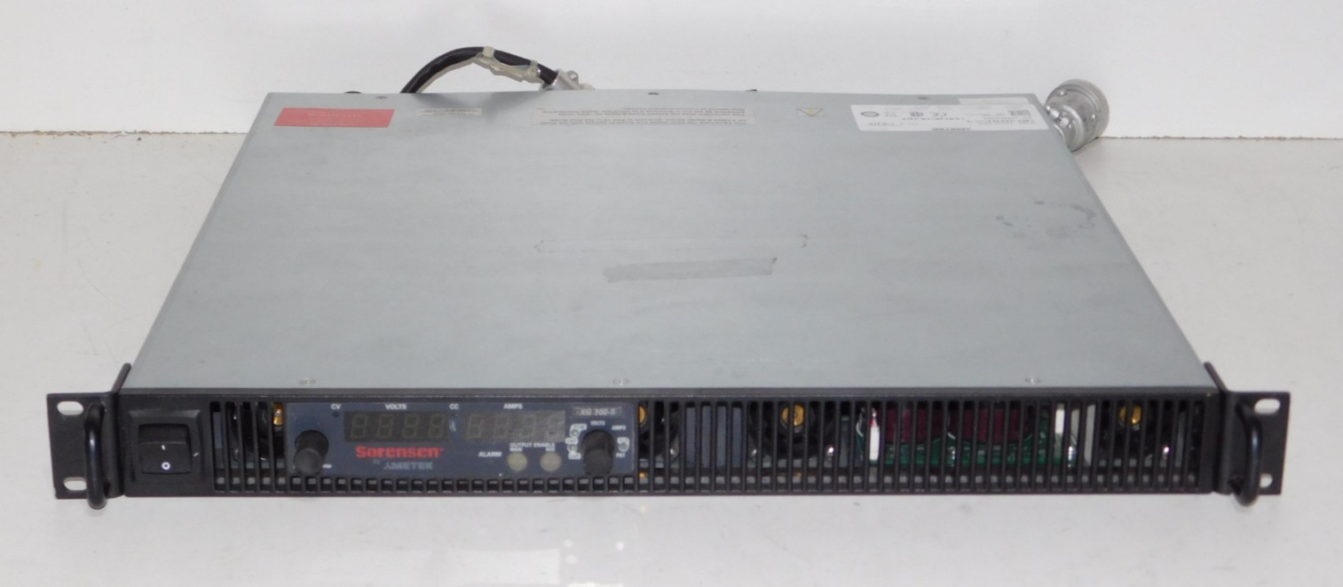 Sorensen XG 300-5 DC Programmable Power Supply Rack Unit Ametek XG300-5MIA USA