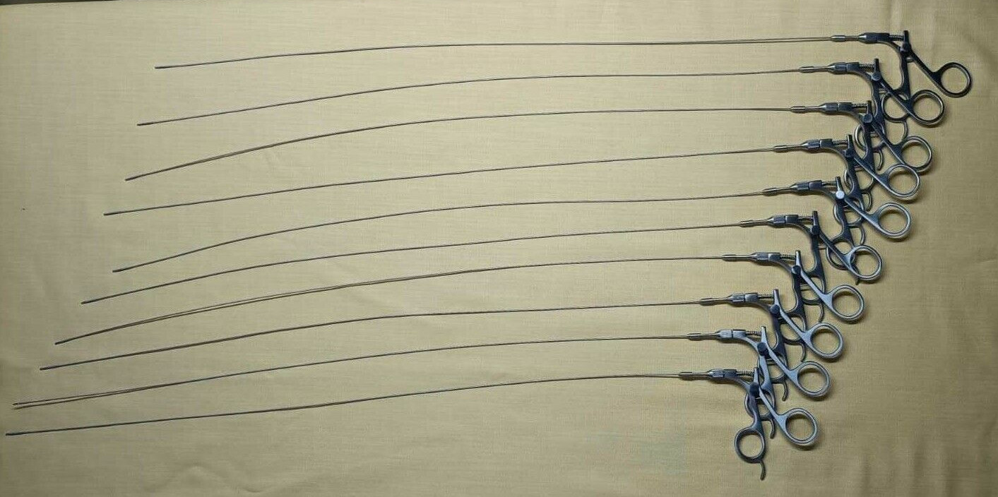 10pc Hysteroscopy Urology Flexible Grasper 5FR 60cm Reusable Surgical Instrument