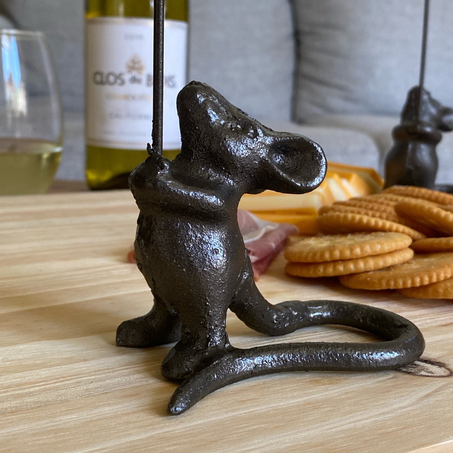 Mice Table Place Setting – Gold Bronze Silver Black 4 Inch – Set of 3 Pieces